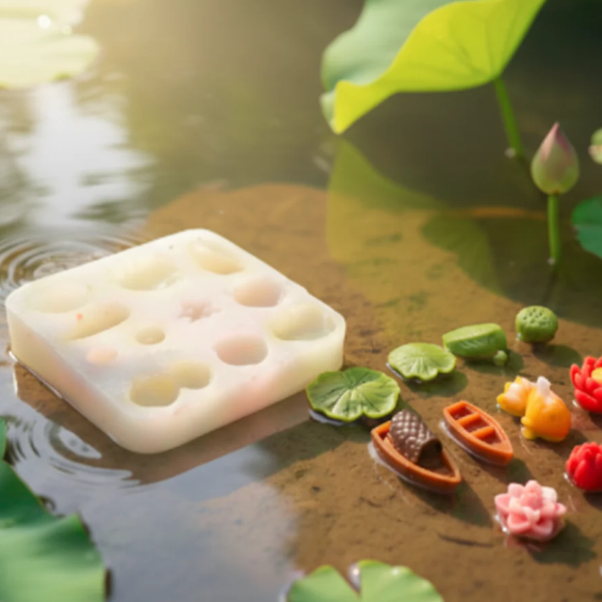 MINI LOTUS POND MOULD 0004
