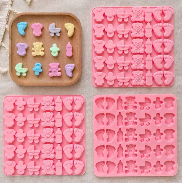 35 cavity baby shower embed mould 0160