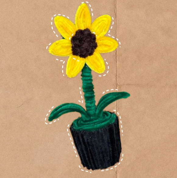 FLOWER POT/DESK BUDDY