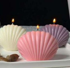 BIG OYSTER CANDLE MOLD 0174
