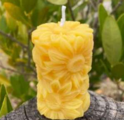 FLOWER PILLAR CANDLE MOLD 0175