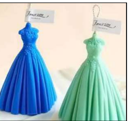 MARRIAGE DRESS CANDLE 0209