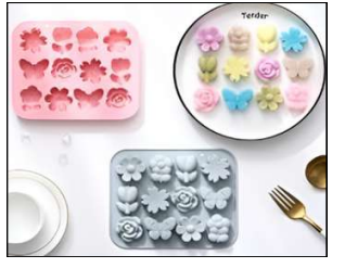 12 CAVITY FLOWER MOULD 0211