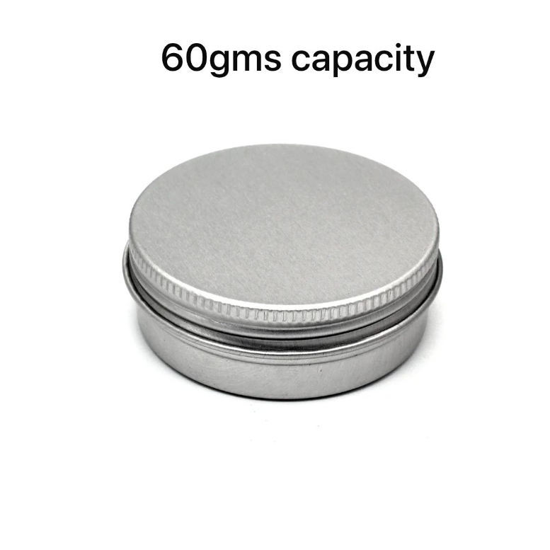 ALUMINIUM TINS 60G
