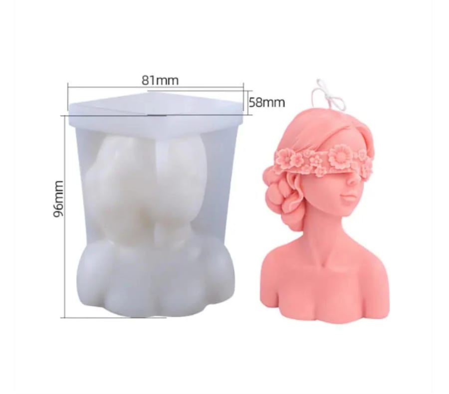 Close Eyes Lady Mould 0034
