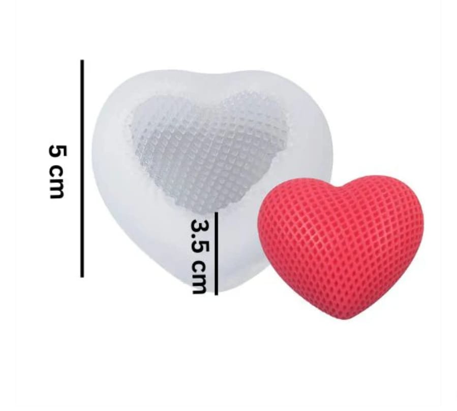 Dotted Heart Mould 0067