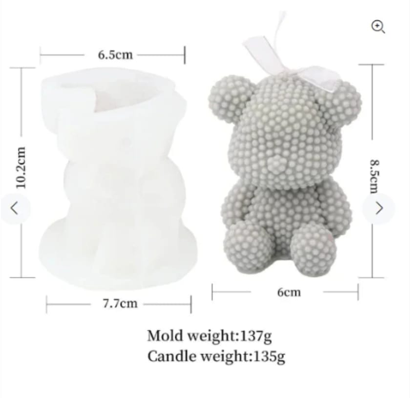 Dotted Bear Mould 0091