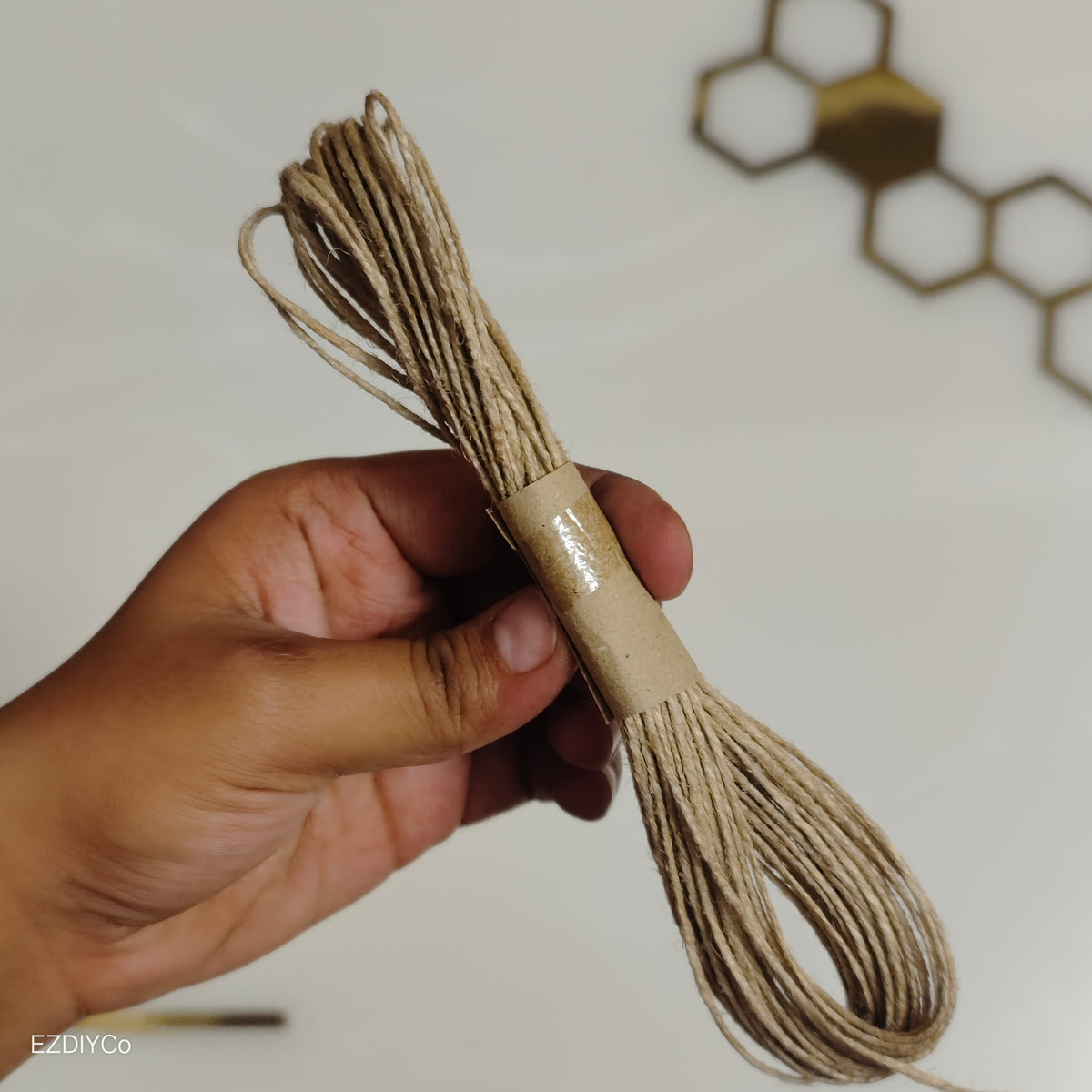 Brown Thin Jute Rope 10m Pack Of 4