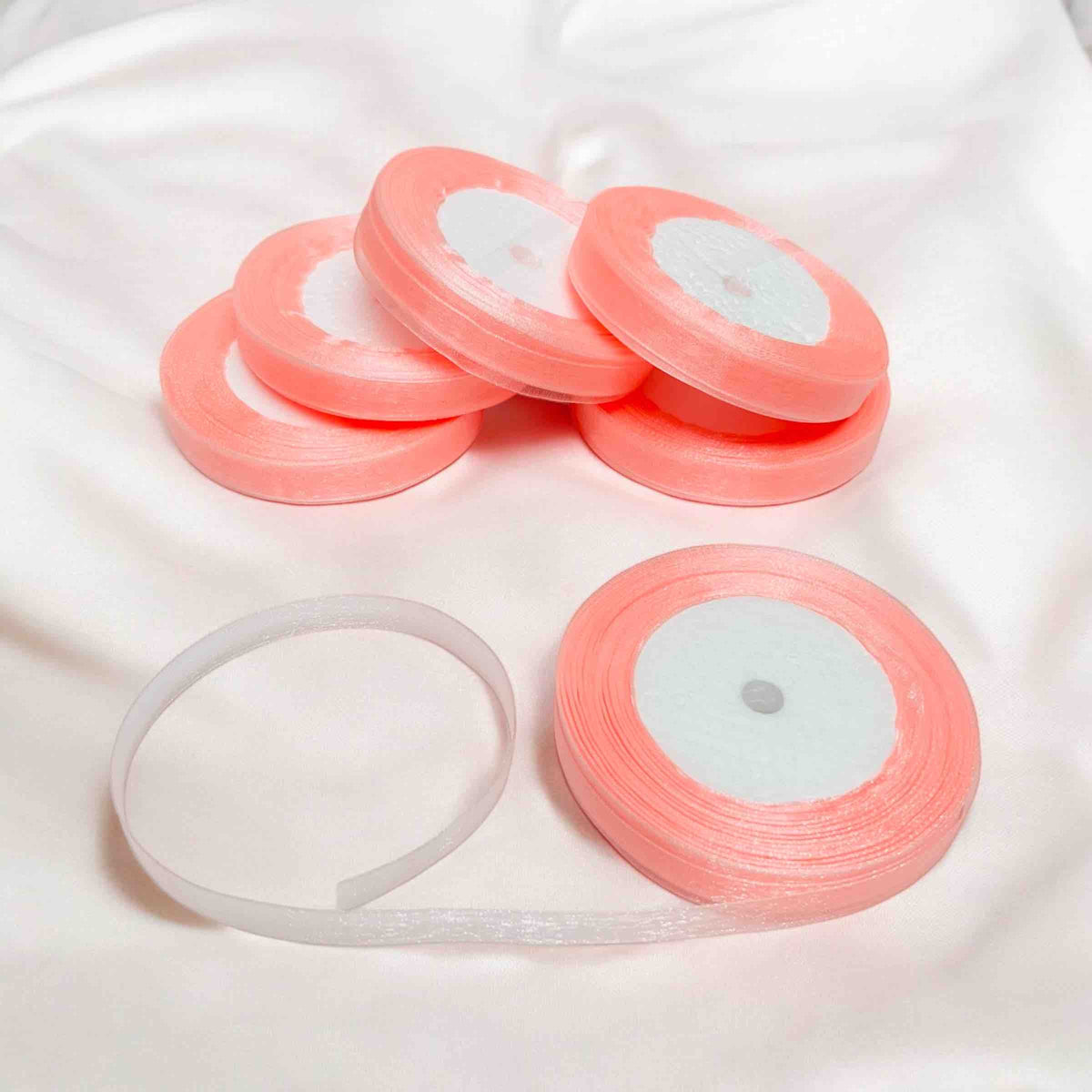 Half Inch Multi Color Organza Ribbon(38 Yard)