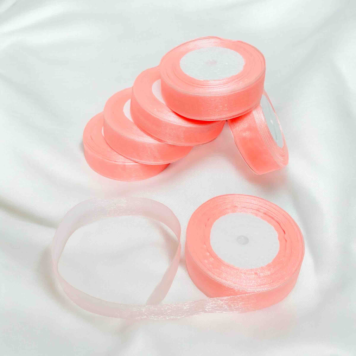 One Inch Multi Color Organza Ribbon(38 Yard)