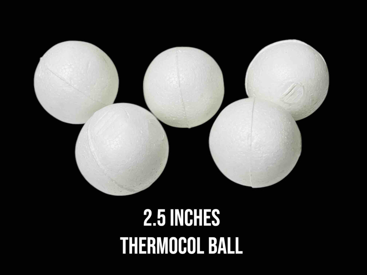 BIG THERMOCOL BALLS 10PC