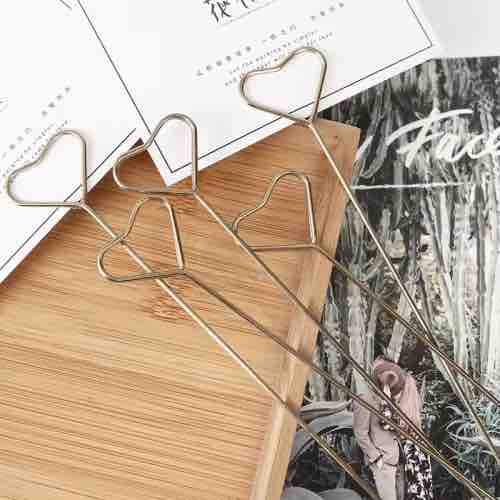 HEART CARD HOLDER STICK 10PCS