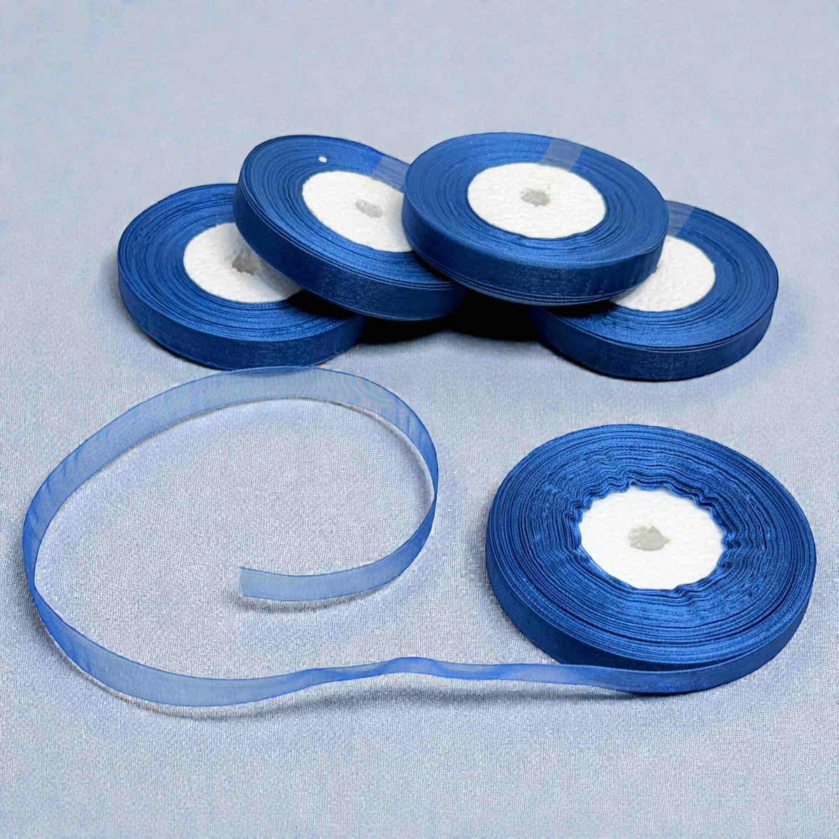 Half Inch Multi Color Organza Ribbon(38 Yard)