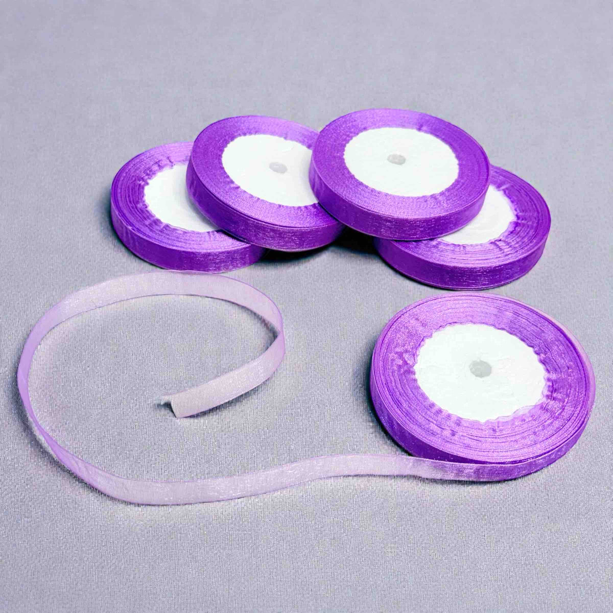 Half Inch Multi Color Organza Ribbon(38 Yard)