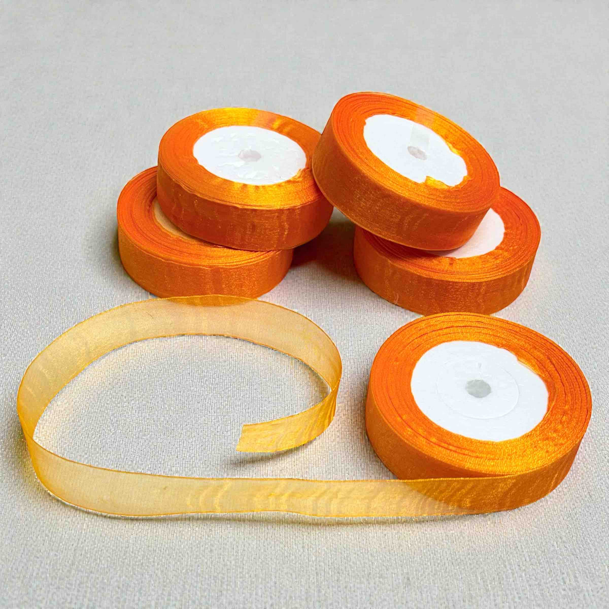 One Inch Multi Color Organza Ribbon(38 Yard)