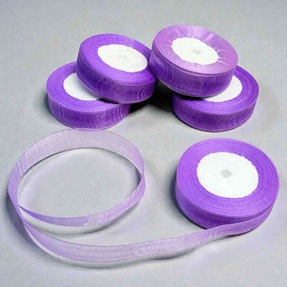 One Inch Multi Color Organza Ribbon(38 Yard)