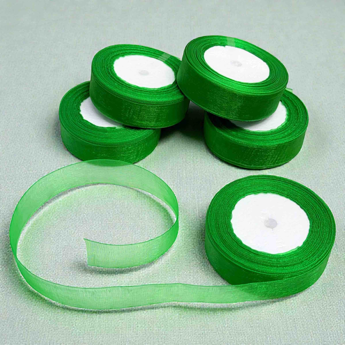 One Inch Multi Color Organza Ribbon(38 Yard)