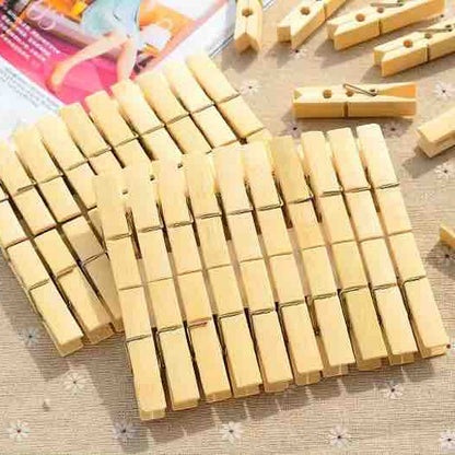 Bamboo Peg/Clips(Pack of 20 Pcs)