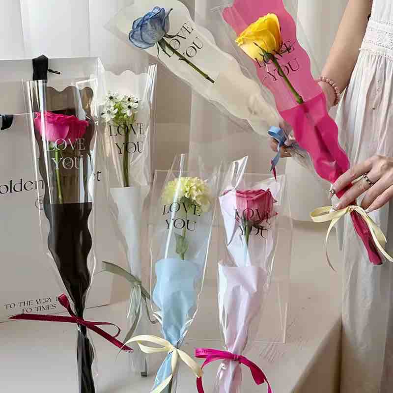 Mermaid Tail Flower Packing Sleeves