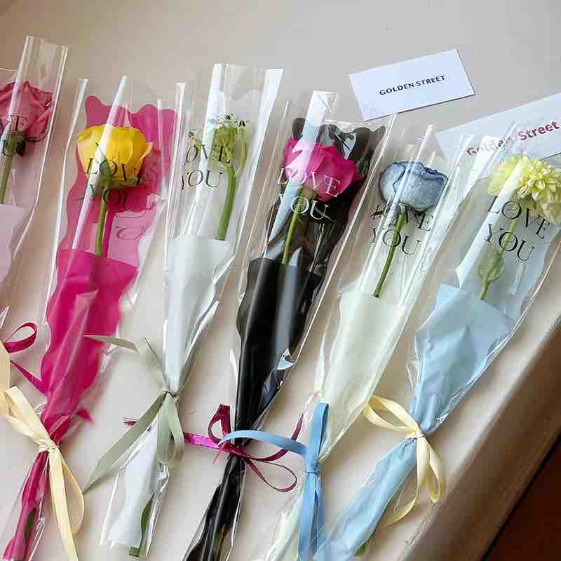 Mermaid Tail Flower Packing Sleeves