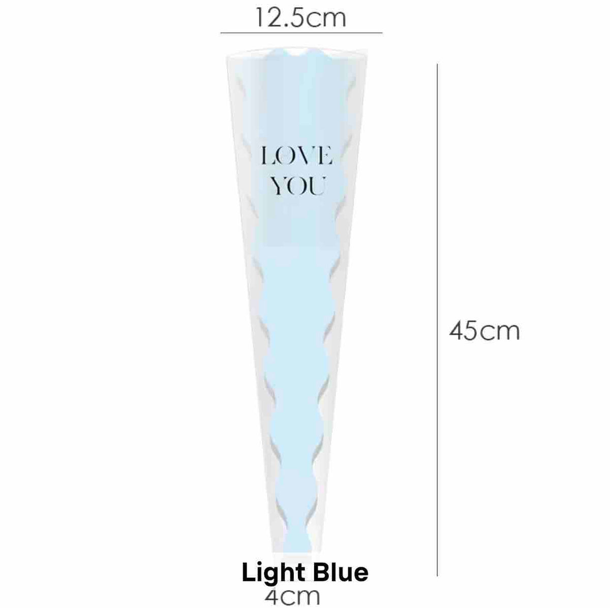 Mermaid Tail Flower Packing Sleeves
