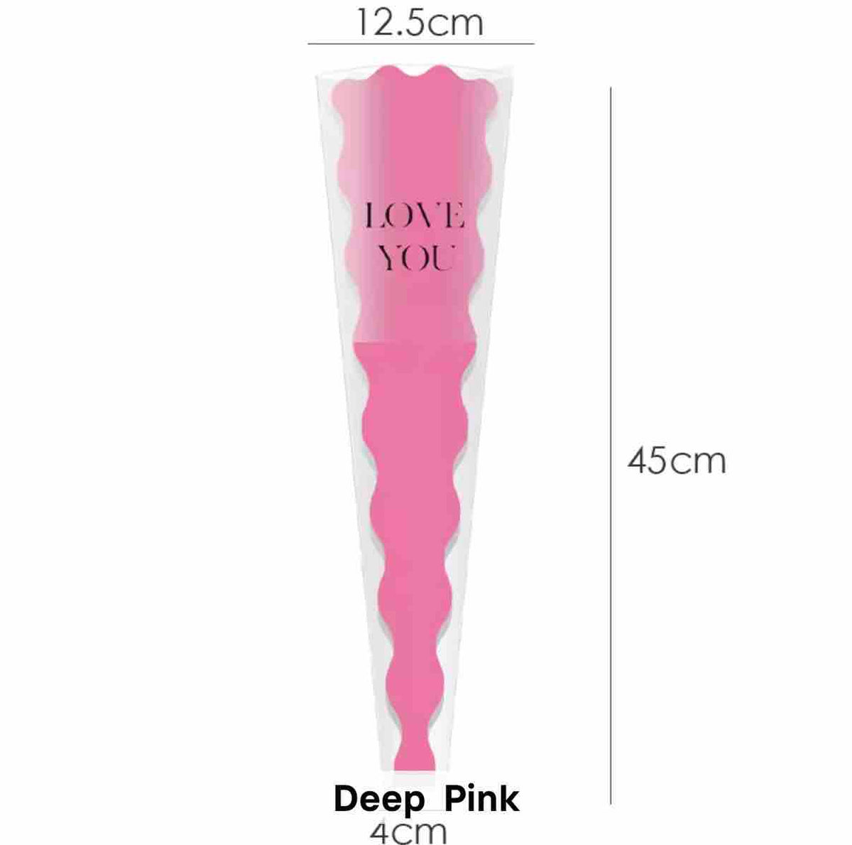 Mermaid Tail Flower Packing Sleeves