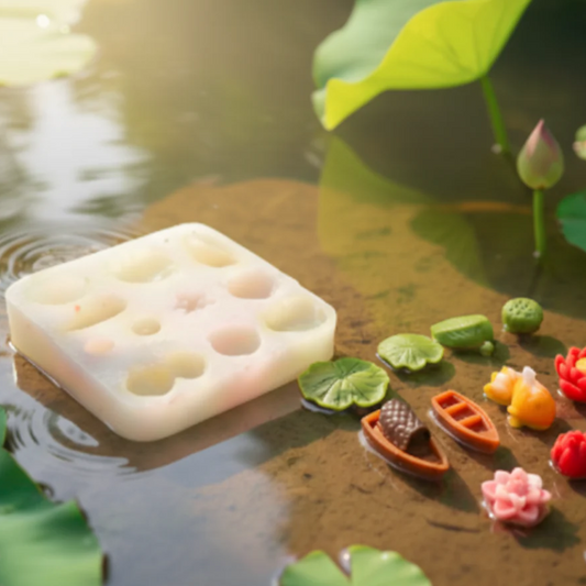 MINI LOTUS POND MOULD 0004
