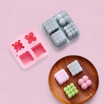 4 Cavity Mini Bubble Mould 0118