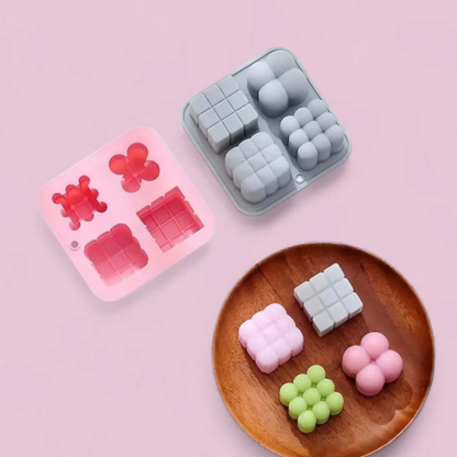 4 Cavity Mini Bubble Mould 0118