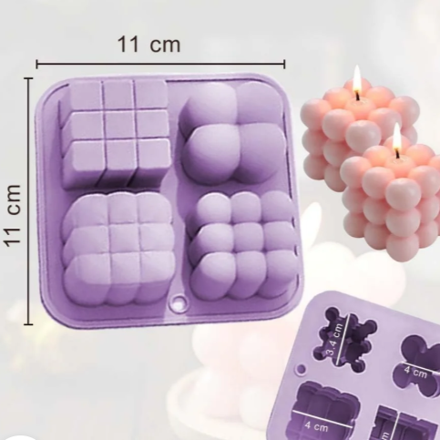 4 Cavity Mini Bubble Mould 0118