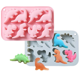 Cute Dinosaur Silicone Mold for Chocolate, Fondant & DIY Crafts 0132