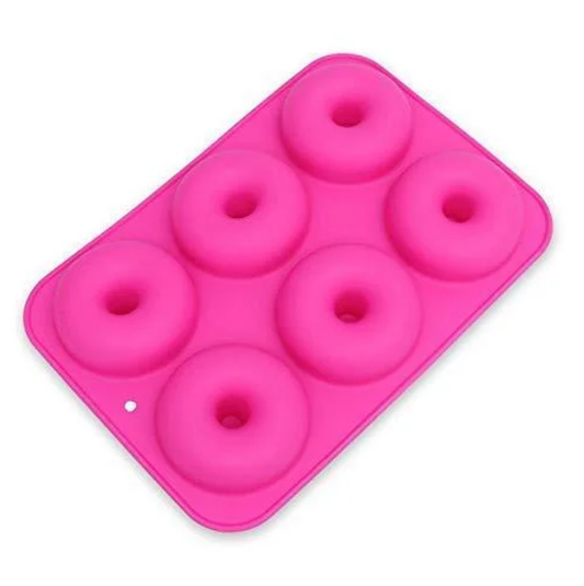 6 Cavity Donut Silicon Mold 0146