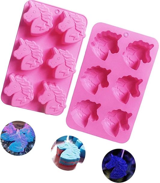 Unicorn Silicone Molds, Cute Molds for Soaps, Cake Baking Mold 0151