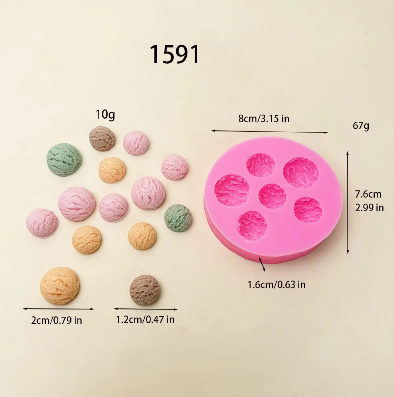 Ice Cream Shaped Silicone Mold 0152