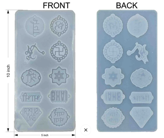 10 CAVITY RAKHI MOULD 01