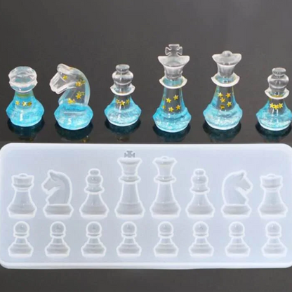 Resin Mold Silicone Mold DIY Clay Mold Chess Mold 0162