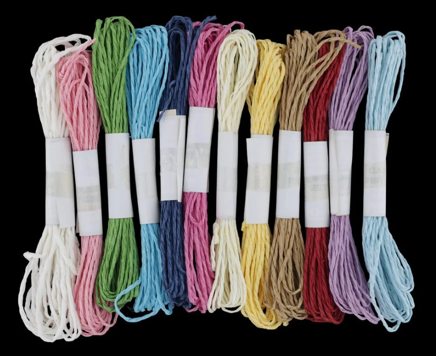 Paper Thread Cc 10Mtr (12 Colour )