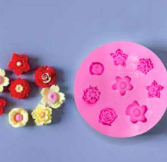 SMALL FLOWER FOR JARS Mold Size : 9cm(L), 1.3cm(B) 0177