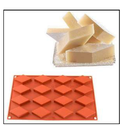 KAJU KATTLI MOULD 16 cavity 0186