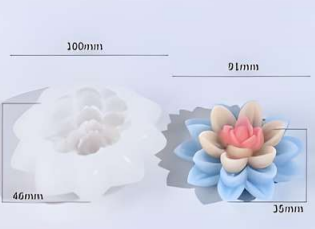 LOTUS CANDLE MOULD 0191