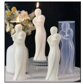 COUPLE CANDLE MOULD 0195