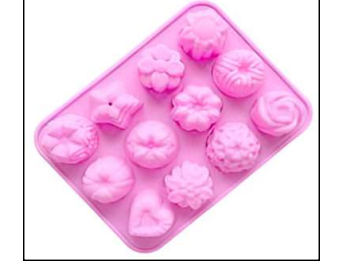 12 CAVITY FLOWER MOULD 0218