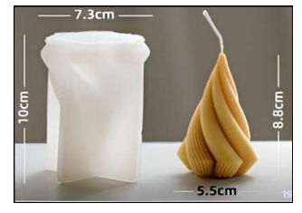 SPIRAL CANDLE MOULD 0230