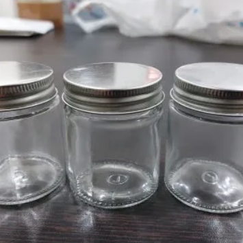 SCREW GLASS JAR 100ML 12PCS