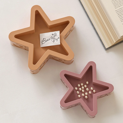Five-Pointed Star Tray Storage Tray   0129