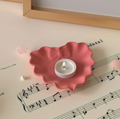 Lace Bow Heart-Shaped Tray  0130