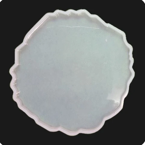 4" Round Agate Coaster Mould 0168