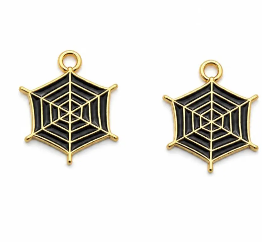 SPIDER WEB CHARM 0002