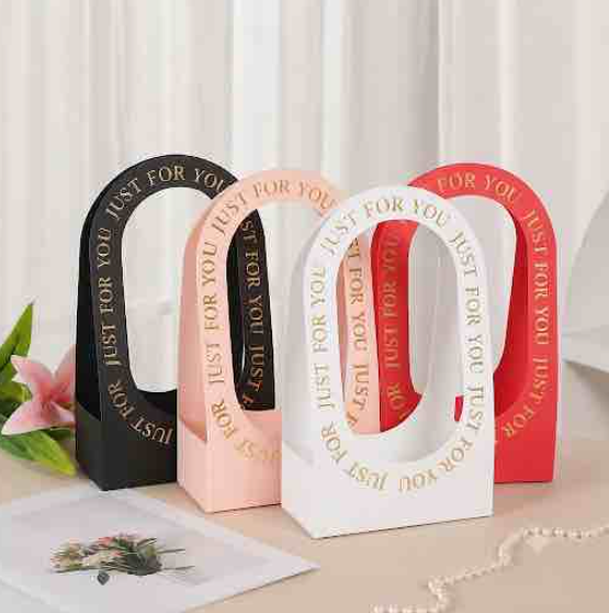 "Just For You" Flower Bouquet Bag