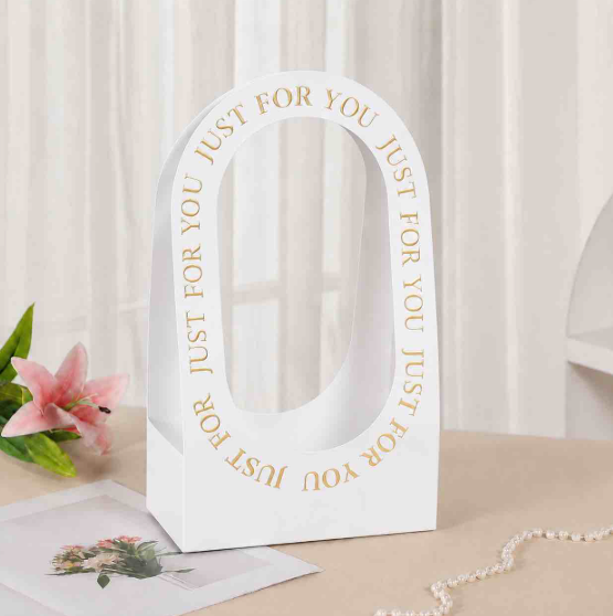 "Just For You" Flower Bouquet Bag